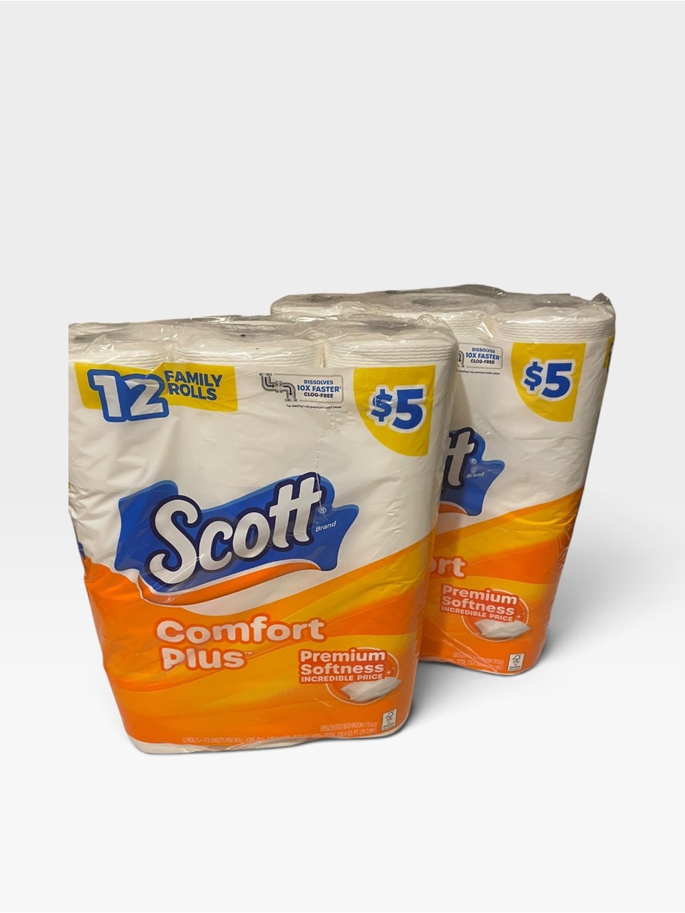 Scott bundle of 2 12 pack toilet paper